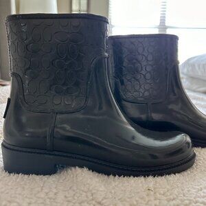 Coach Rain Boots (Size 7)